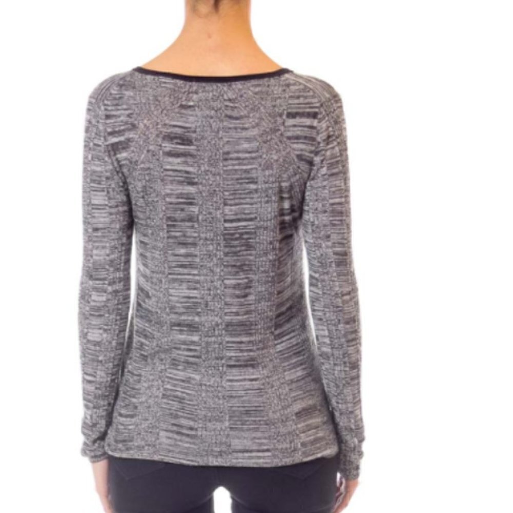 Leroy & Perry Gray Woven Sweater - Picture 2 of 4